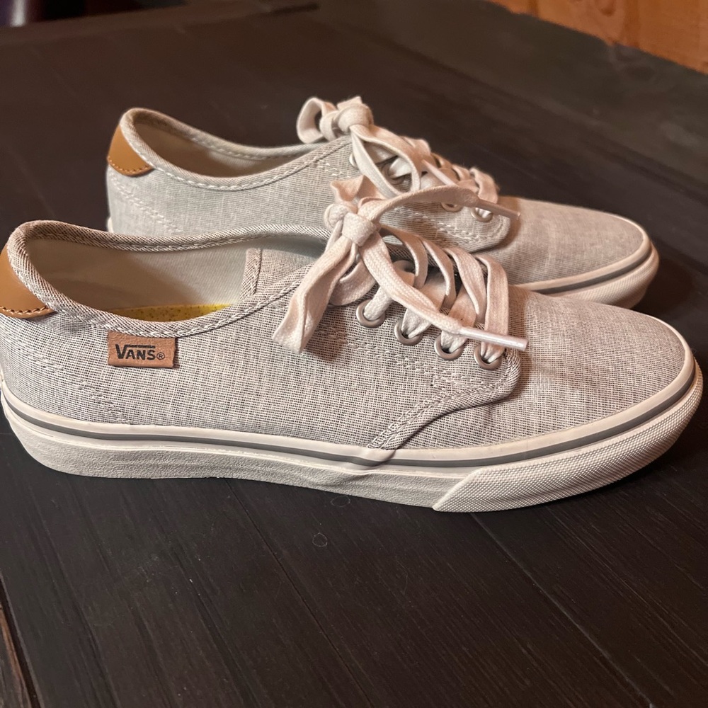Vans Gray Canvas Sneakers